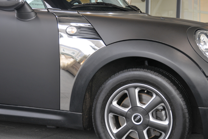 Belettering Mini Cooper mat zwart