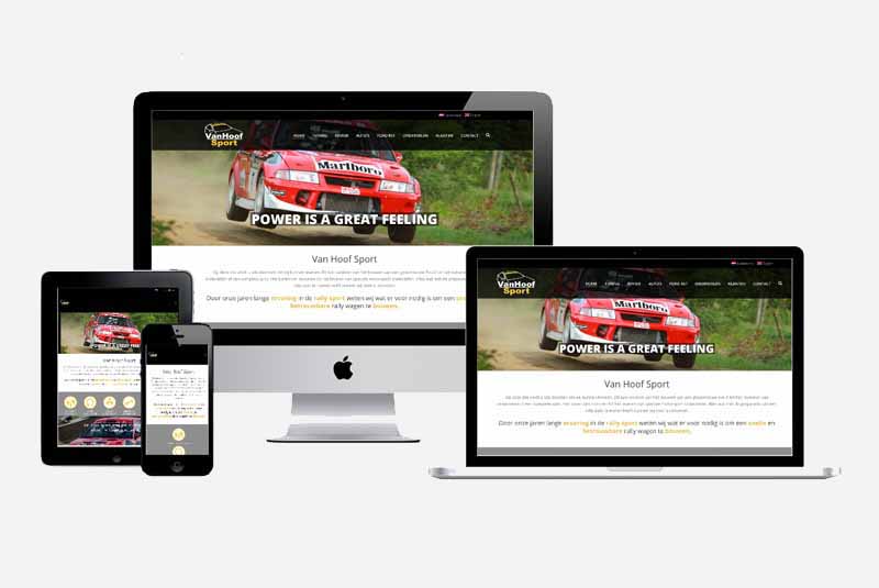 Website Van Hoof Sport